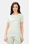 Amante Scoop Neck Sleep Tee - Dream Print — thumbnail 1